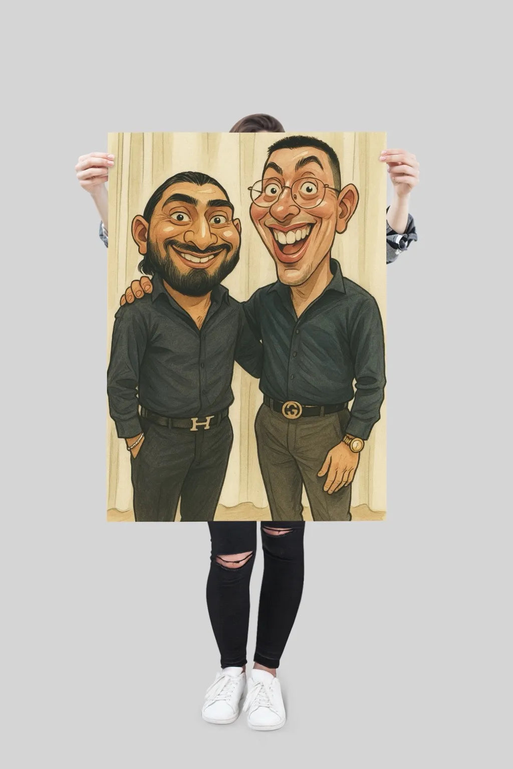 Karikatur Style Personalisiertes Porträt