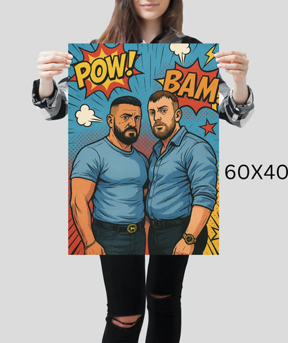 Comic Style Personalisiertes Porträt