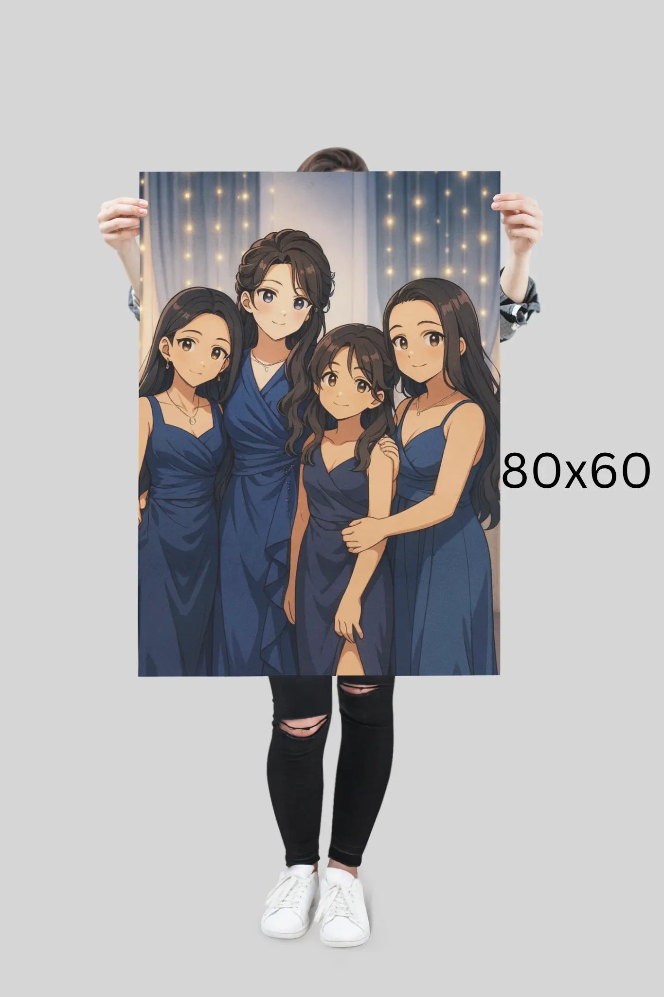 Manga Style Personalisiertes Porträt