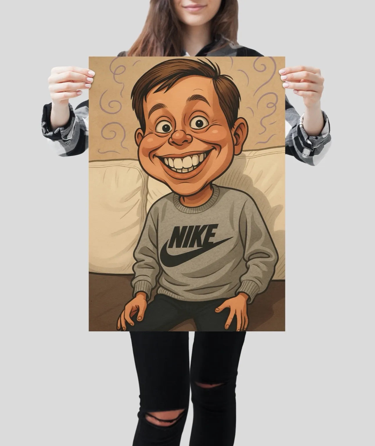 Karikatur Style Personalisiertes Porträt