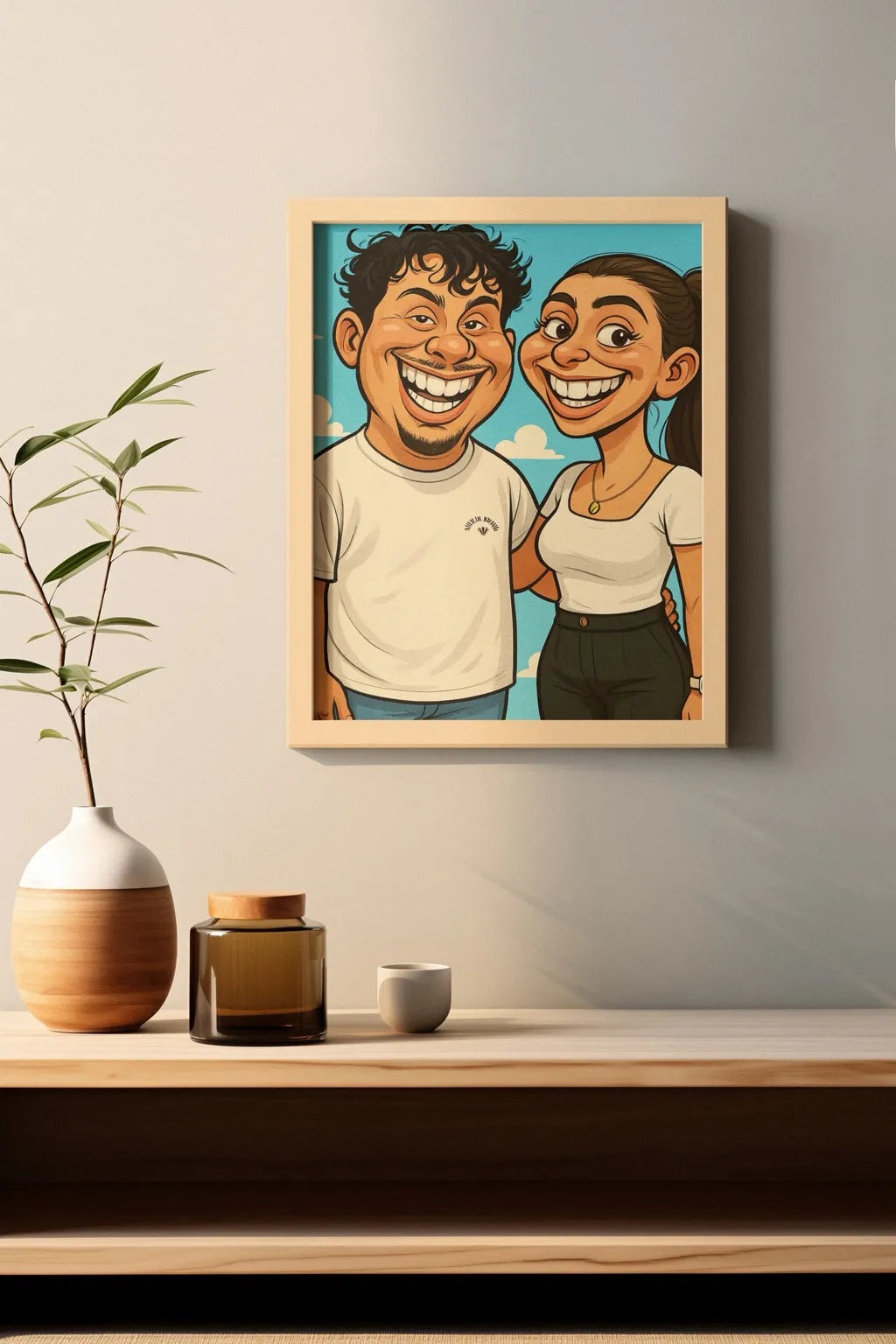 Karikatur Style Personalisiertes Porträt