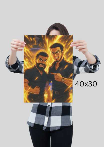 Manga Style Personalisiertes Porträt