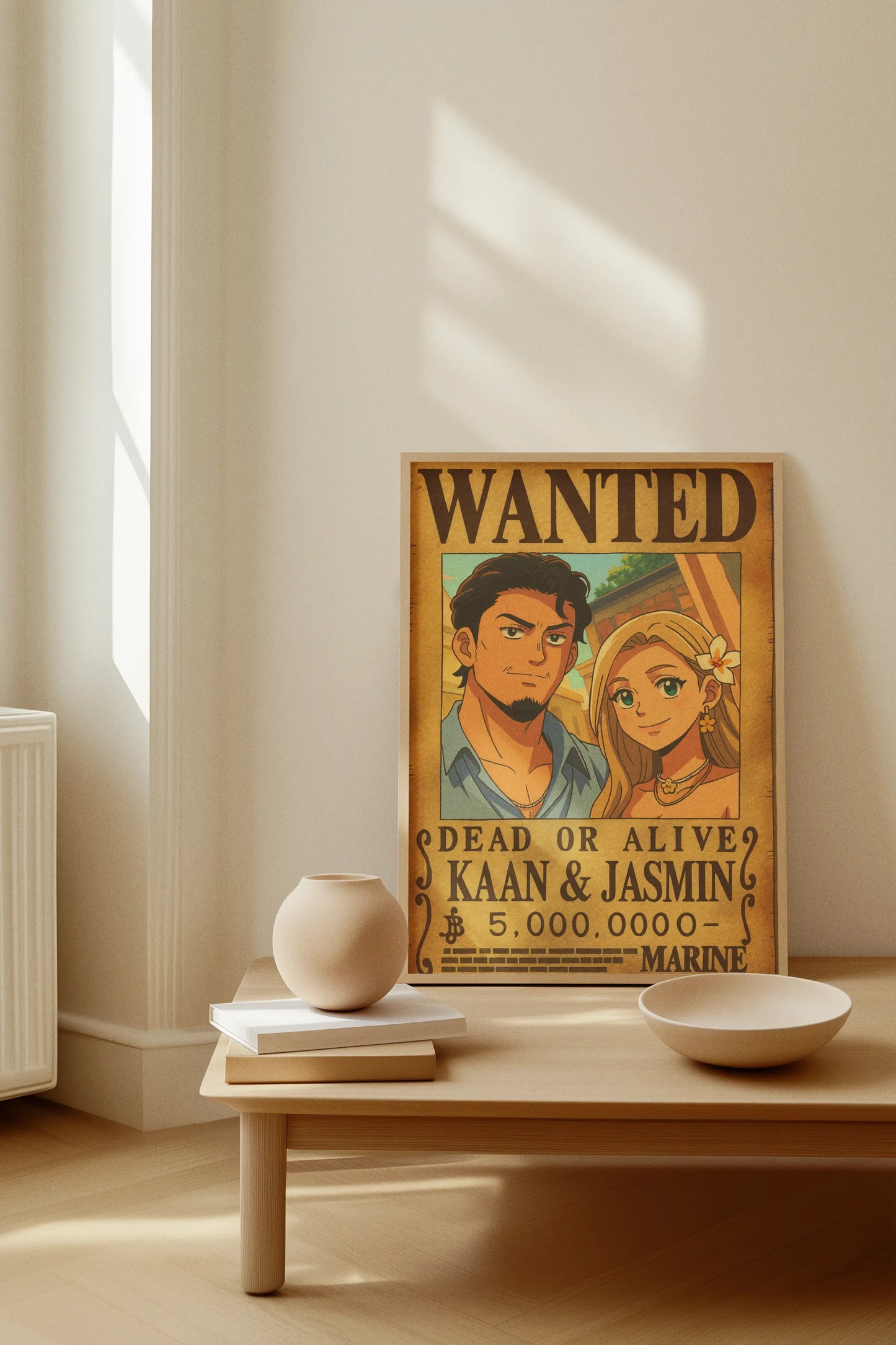 Wanted Style Personalisiertes Porträt