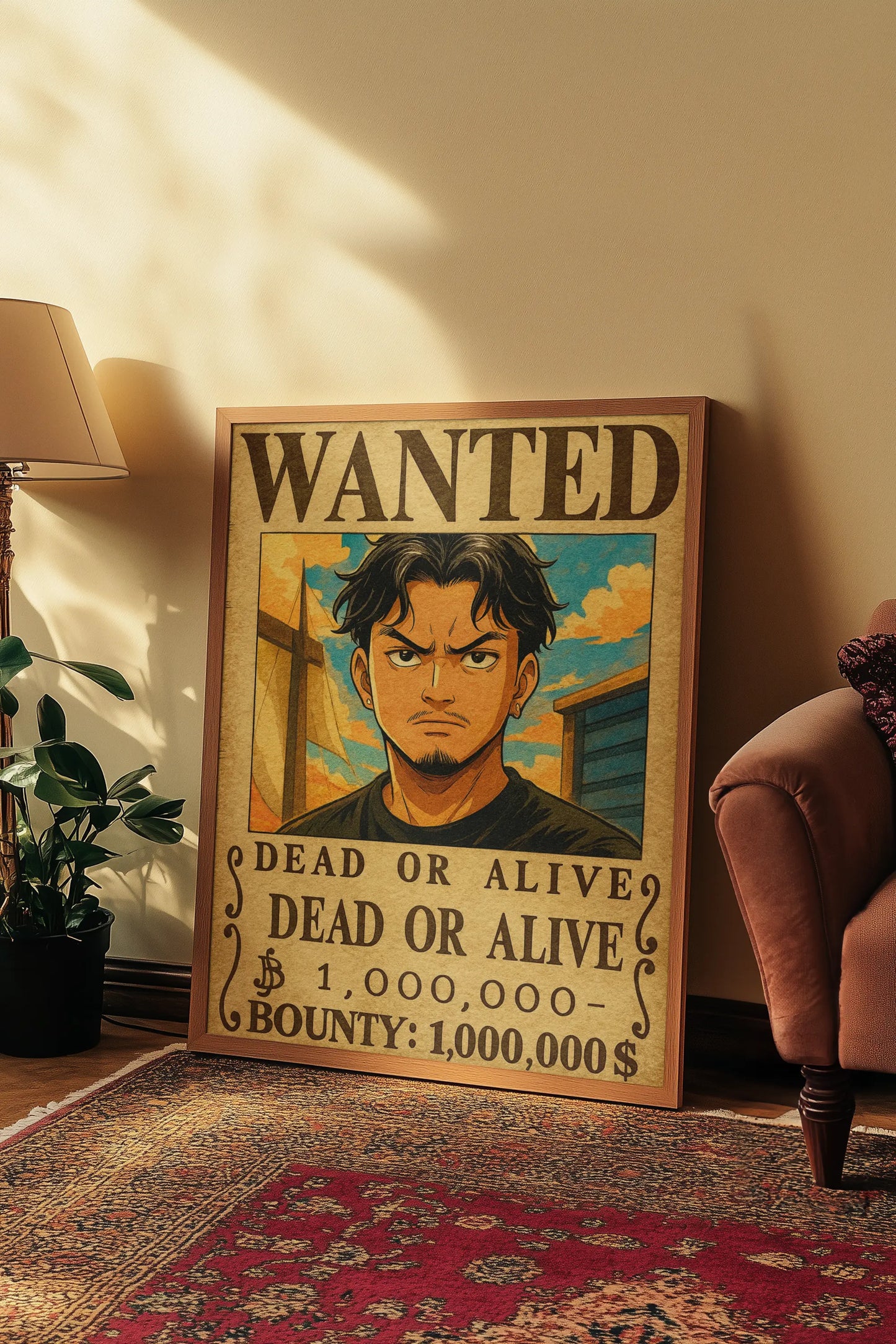 Wanted Style Personalisiertes Porträt