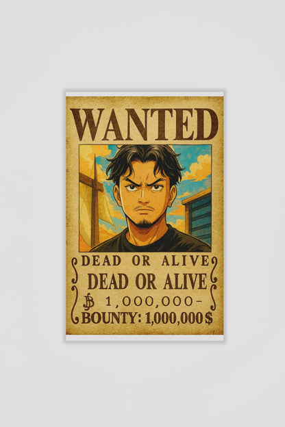 Wanted Style Personalisiertes Porträt