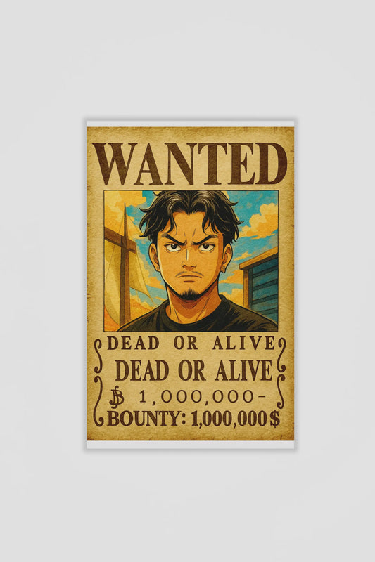 Wanted Style Personalisiertes Porträt