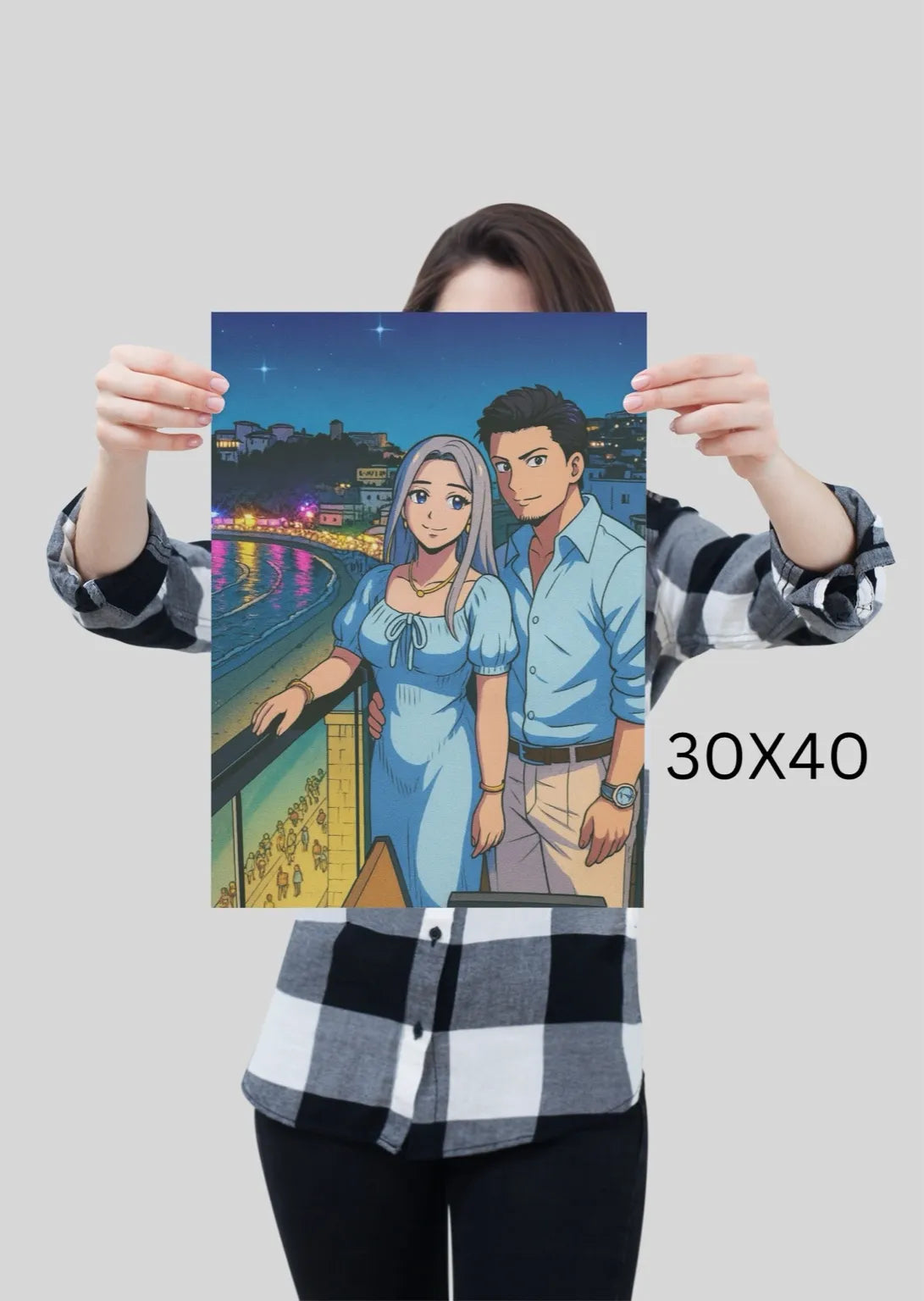 Anime Style Personalisiertes Porträt