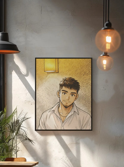 Manga Style Personalisiertes Porträt